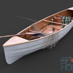 3D model Fishing boat