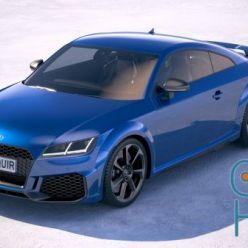 3D model Audi TTRS Coupe 2020