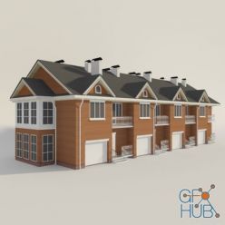 3D model Roof Townhouse Rannila