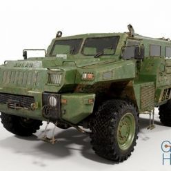 3D model Armored car Marauder