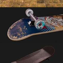 3D model Skateboard PBR