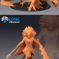 3D model Epic Minis - Cannibal Jungle – 3D Print
