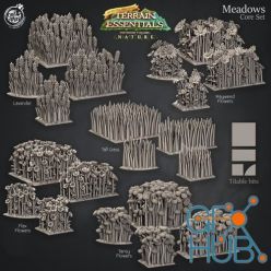 3D model Meadows Terrain Set – 3D Print