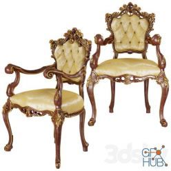 3D model Armchair BOLLY Asnaghi