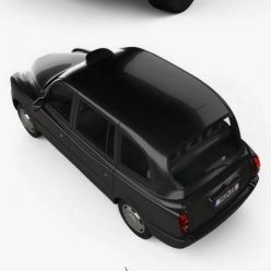 3D model LTI TX4 London Taxi 2006 car