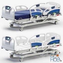 3D model Hospital bed (Vray+Corona)