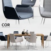 3D model Chair Cordia and table Delta by COR