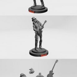 3D model Saul Hudson – Slash – 3D Print