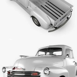 3D model Chevrolet Advance Design Pickup 1951 Hum 3D