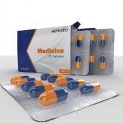 3D model Packing of tablets
