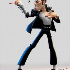 3D model Michael Jackson Cartoon – 3D Print