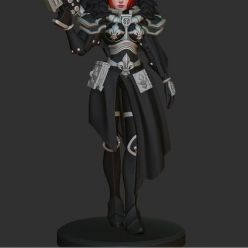 3D model Witcher Space Nuns Anime Heads – 3D Print