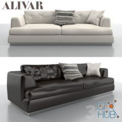3D model Ascot Alivar sofa