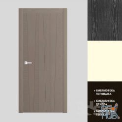 3D model Alexandrian doors Model Mix 3 (Premio collection)