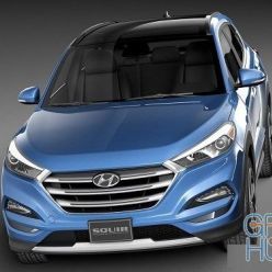 3D model Hyundai Tucson 2016