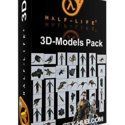 3D model Half-Life 2 3D-models pack