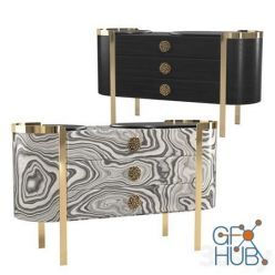 3D model Commode DORIS Opera Contemporary