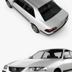 3D model Mazda 626 (GF) sedan 1998