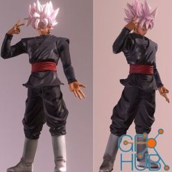 3D model Black Goku Rose Dragon Ball – 3D Print