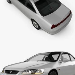 3D model Honda Accord coupe 1998