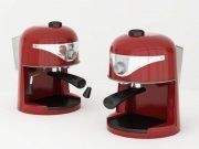 3D model Coffee machine in vintage style