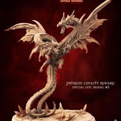 3D model Kn’a Larrh – Chaos Dragon – 3D Print