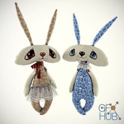 3D model Bunny soft toys