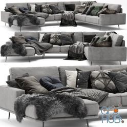 3D model Carlton Sofa E by BoConcept