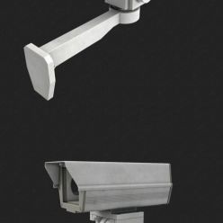 3D model CCTV Camera PBR