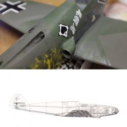 3D model Messerschmitt Bf 109 H/F – 3D Print