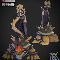 3D model Bowsette