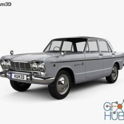 3D model Nissan Skyline (S54) GT 1964