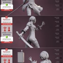 3D model YoRHa 2B – 3D Print