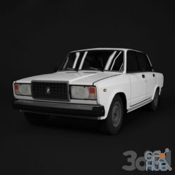 3D model Car VAZ 2107