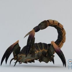 3D model Scorpion with animations
