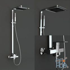 3D model Faucet shower