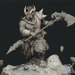 3D model The Rage God – Dark Gods – 3D Print