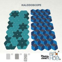 3D model Carpet Kaleidoscope Paola Lenti