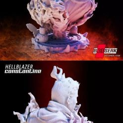 3D model Hellblazer Constantine Bust – 3D Print