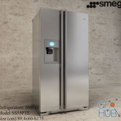 3D model Refrigerador SS55PTE Smeg