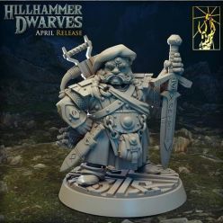 3D model Titan Forge Miniatures - Hilhammer Dwarves April 2022 – 3D Print