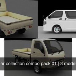 3D model CGTrader – Car collection combo pack 01