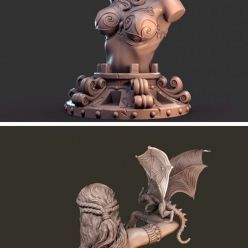 3D model Mother Of Dragons Bust – 3D Print