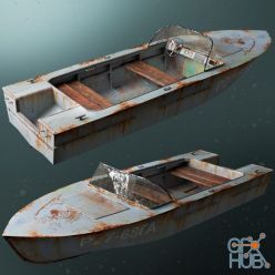 3D model Old boat (by Turbosquid)