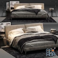 3D model Maxalto Selene Modern Bed