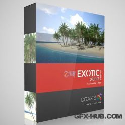 3D model CGAxis Models Volume 15 Exotic Plants (VRay)