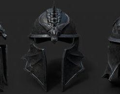 3D model Inquisitor's Helmet PBR