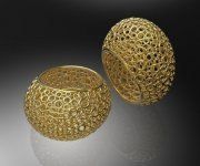 3D model Ring of gold rings