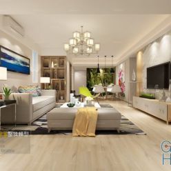 3D model Living room space B052