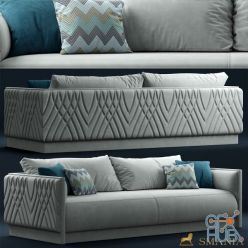 3D model Sofa Miami by Smania